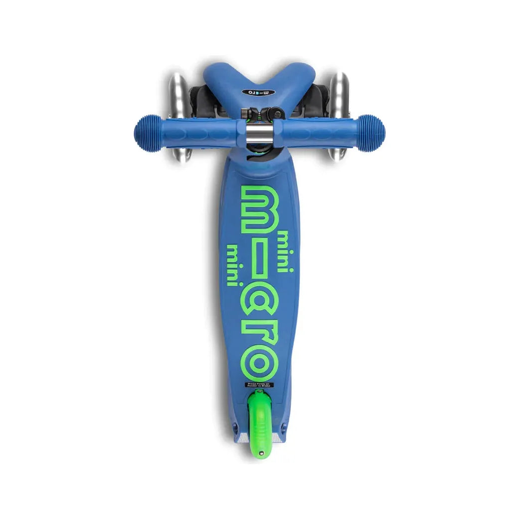 Micro Kickboard: Mini Deluxe LED -- Crystal Blue