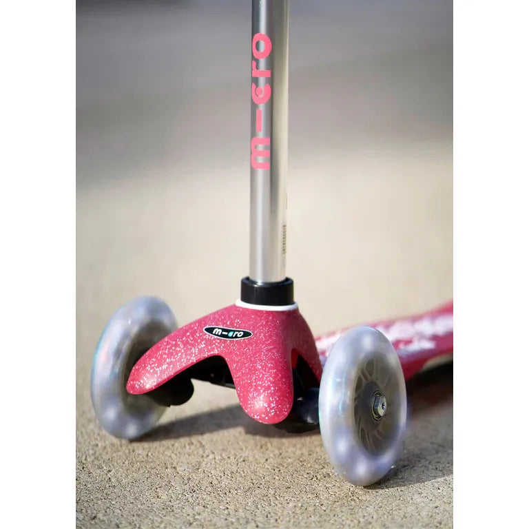 Micro Kickboard: Mini Deluxe LED Fairy Glitter -- Pink