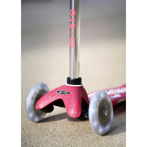 Micro Kickboard: Mini Deluxe LED Fairy Glitter -- Pink