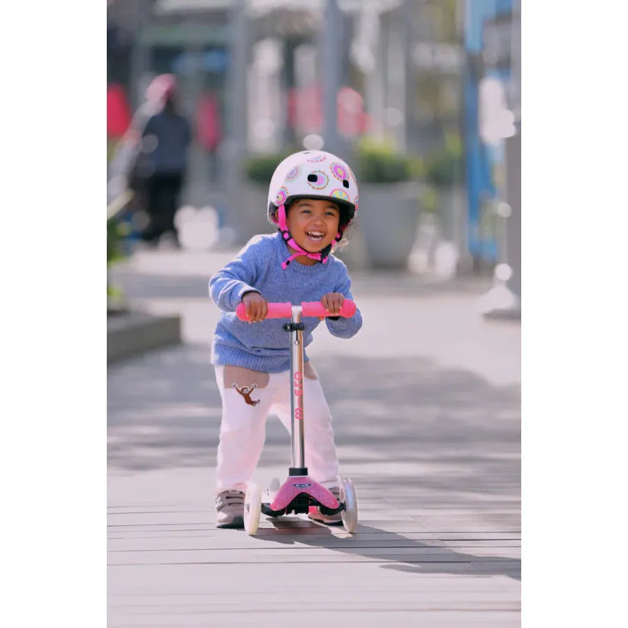 Micro Kickboard: Mini Deluxe LED Fairy Glitter -- Pink