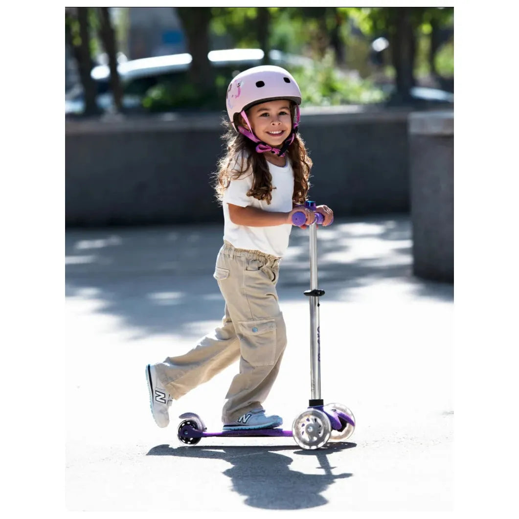 Micro Kickboard: Mini Deluxe LED Fairy Glitter -- Purple