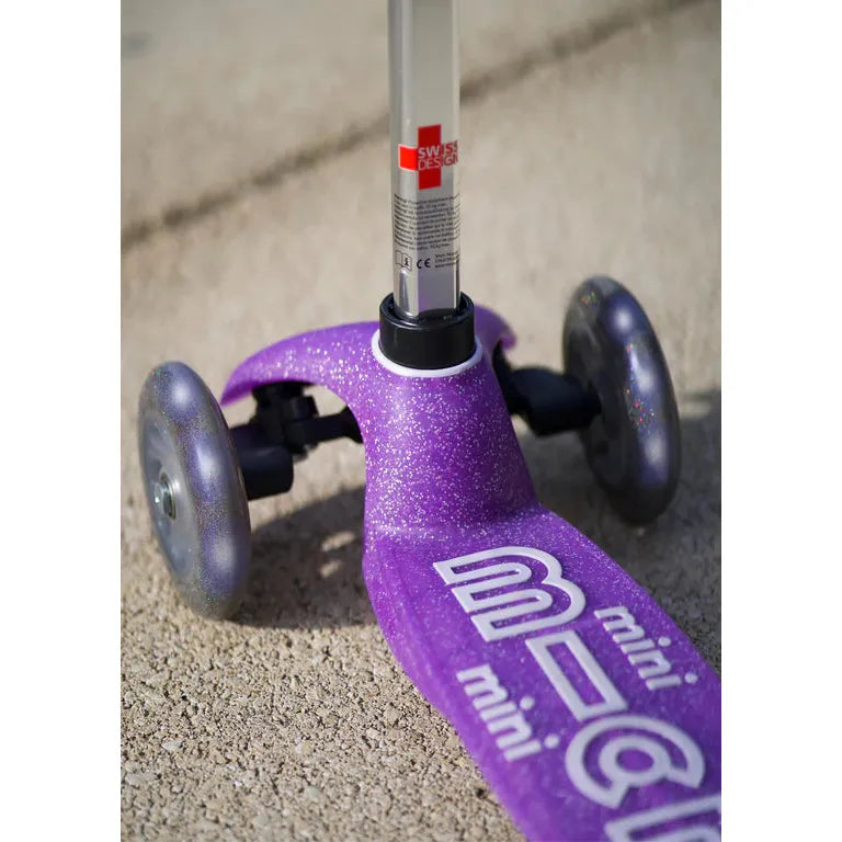 Micro Kickboard: Mini Deluxe LED Fairy Glitter -- Purple