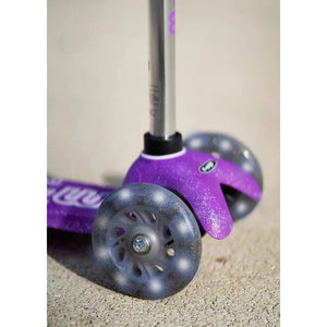 Micro Kickboard: Mini Deluxe LED Fairy Glitter -- Purple