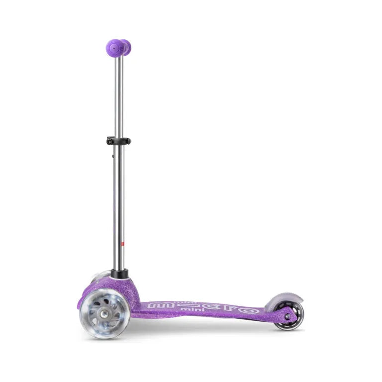 Micro Kickboard: Mini Deluxe LED Fairy Glitter -- Purple