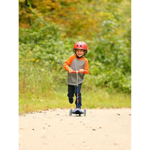 Micro Kickboard: Mini Deluxe LED -- Navy Blue