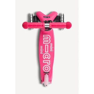 Micro Kickboard: Mini Foldable LED Scooter-- Pink