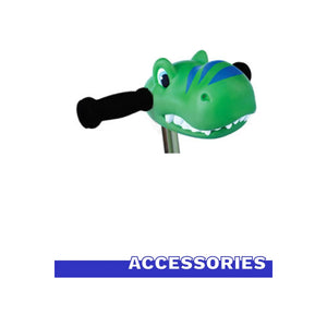 Micro Kickboard Scootaheadz- Green Dino