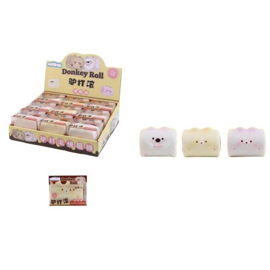 Mooshies Donkey Rolls Slow Rebound Squishies