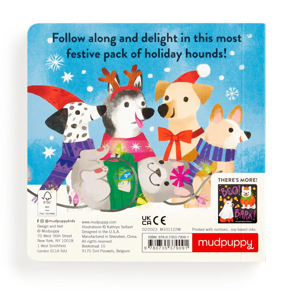 Mudpuppy Board Book -- Ho Ho Howl!