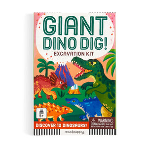 Mudpuppy Giant Dino Dig Excavation Kit