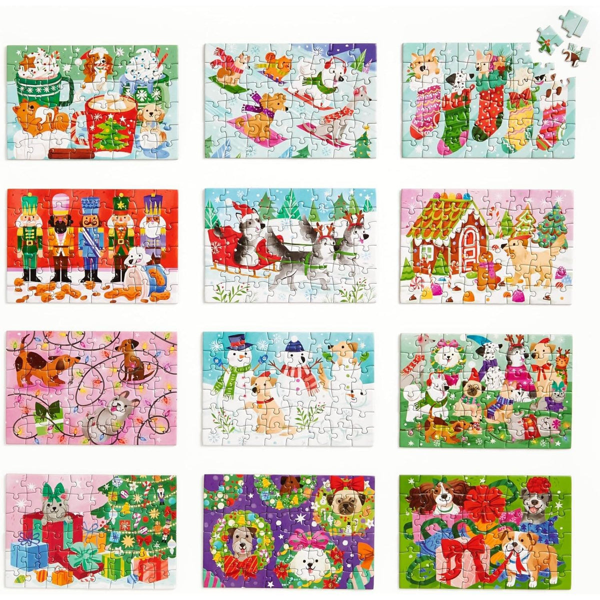 Mudpuppy Ho Ho Howl! 12 Days of Puzzles