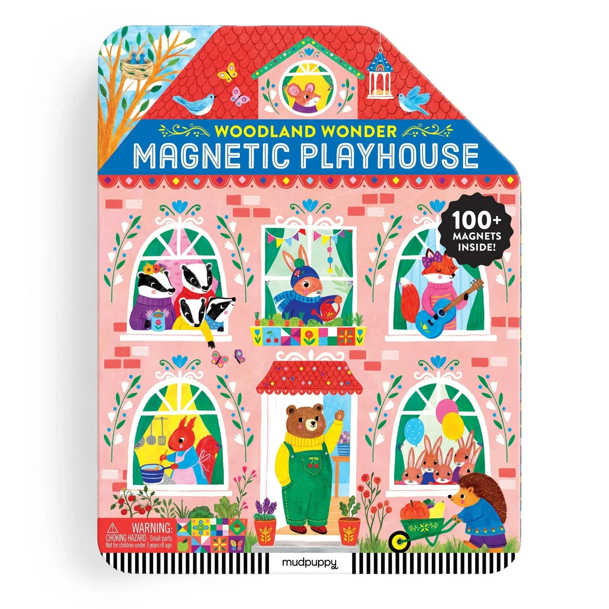 Mudpuppy Magnetic Playhouse -- Woodland Wonder