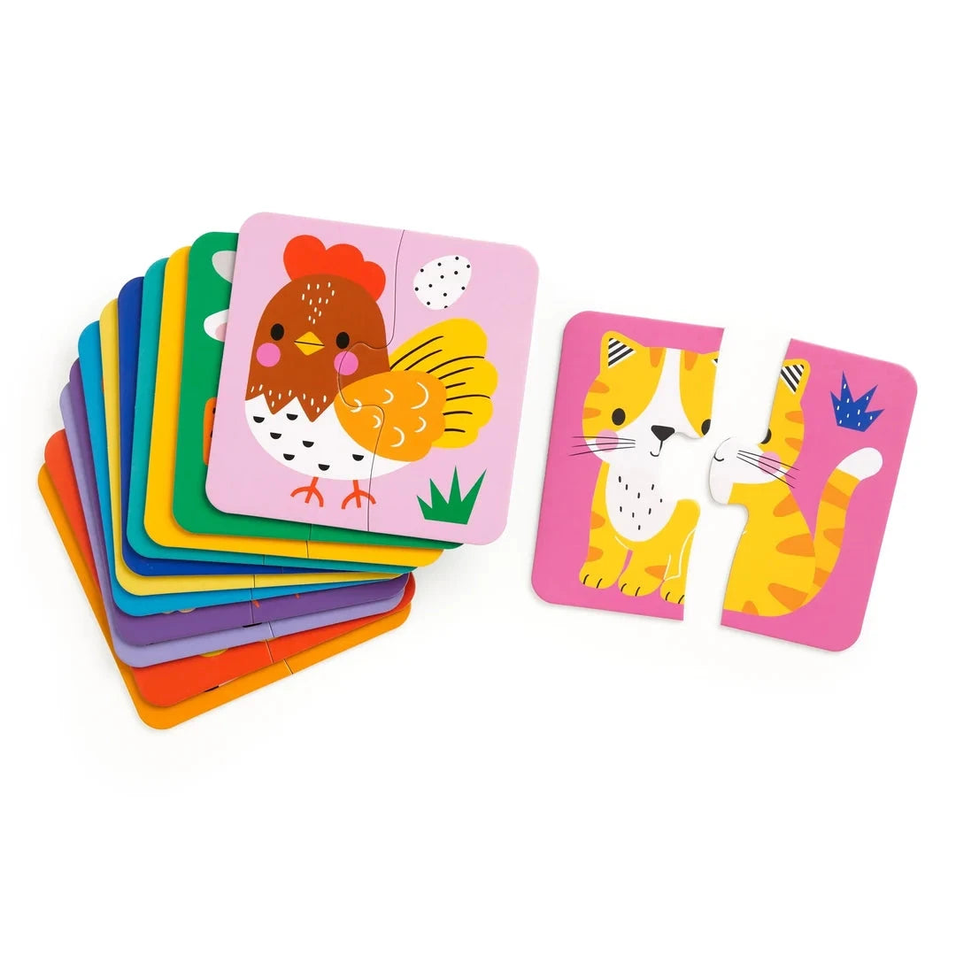 My First Animals 2 Piece Match-up