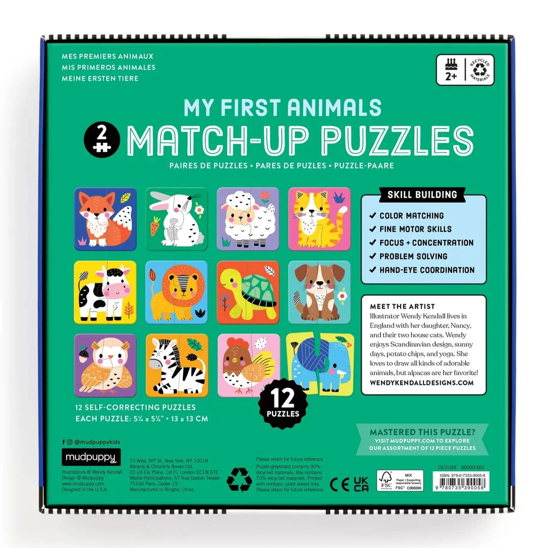 My First Animals 2 Piece Match-up