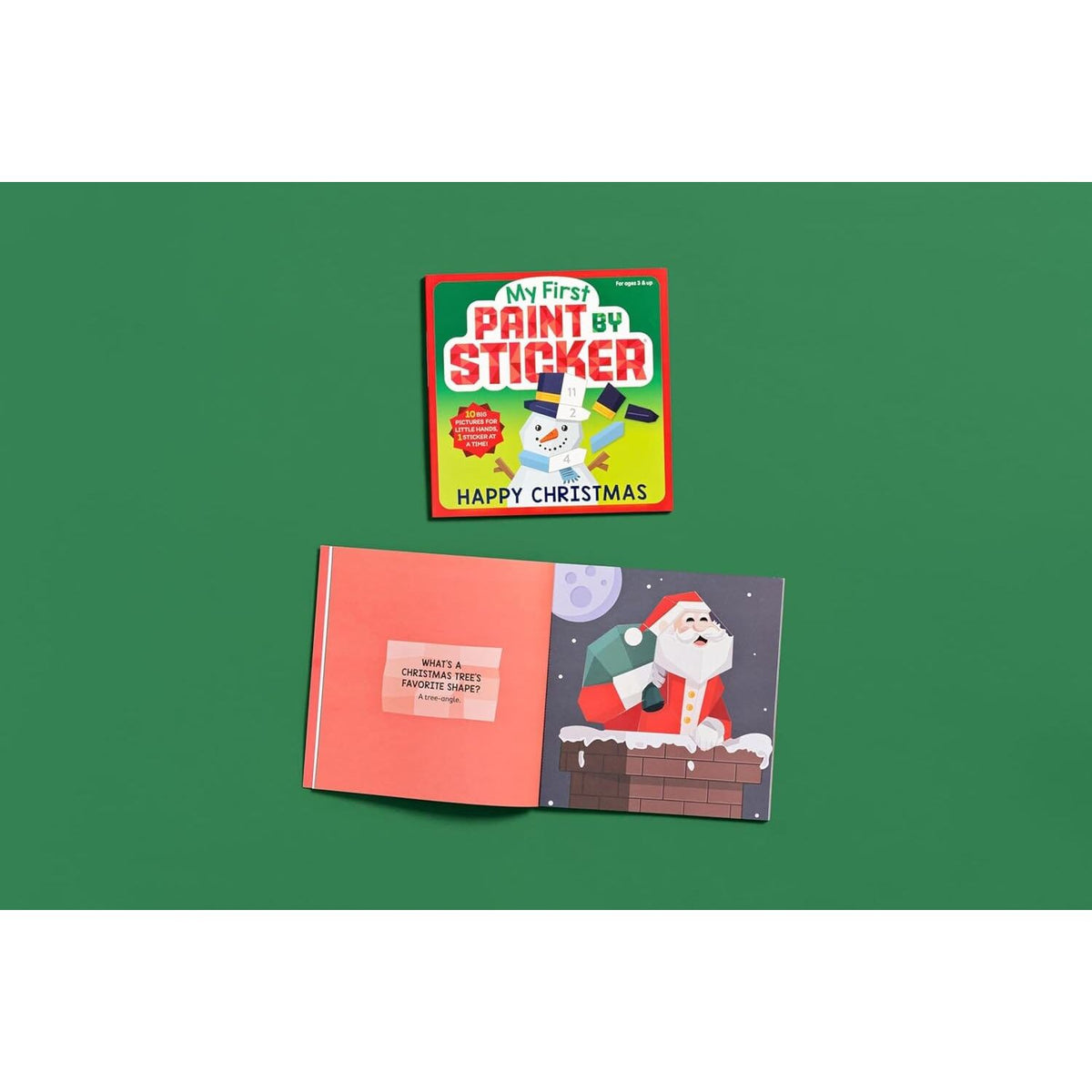 My First Paint by Sticker: Happy Christmas