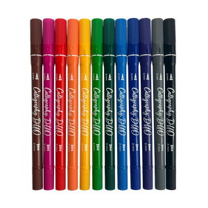 Ooly Calligraphy Duo: Double-Ended Markers (Set of 12)