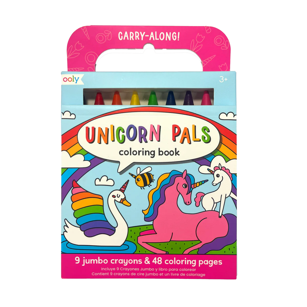 Ooly Carry Along Coloring Book Kit-- Unicorn Pals