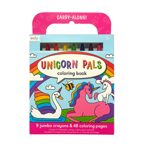 Ooly Carry Along Coloring Book Kit-- Unicorn Pals