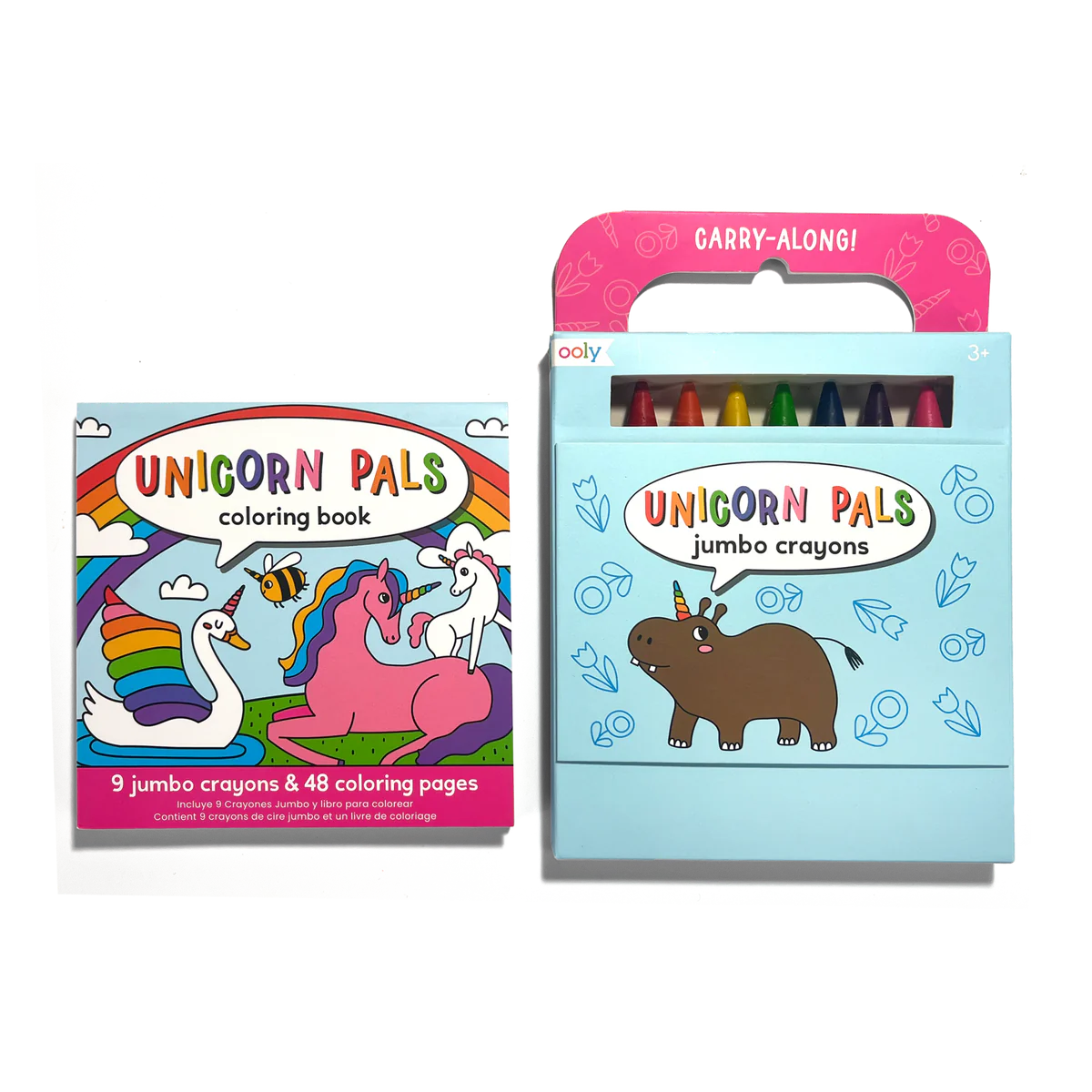 Ooly Carry Along Coloring Book Kit-- Unicorn Pals