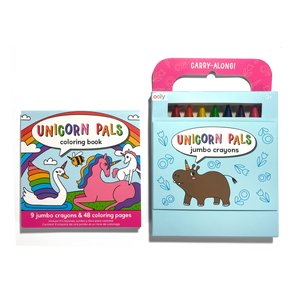 Ooly Carry Along Coloring Book Kit-- Unicorn Pals