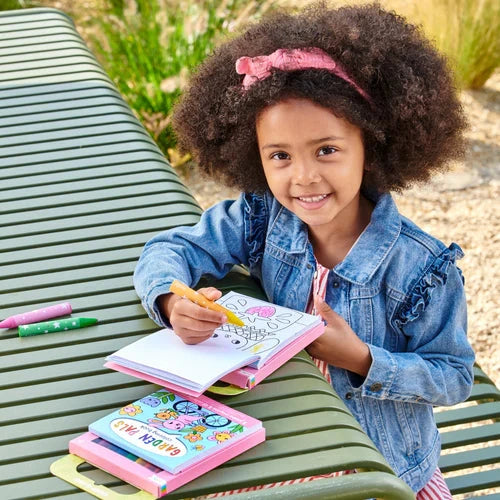 Ooly Carry Along Coloring Book Set -- Garden Pals