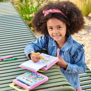 Ooly Carry Along Coloring Book Set -- Garden Pals