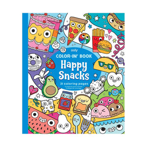 Ooly Color-in' Book: Happy Snacks