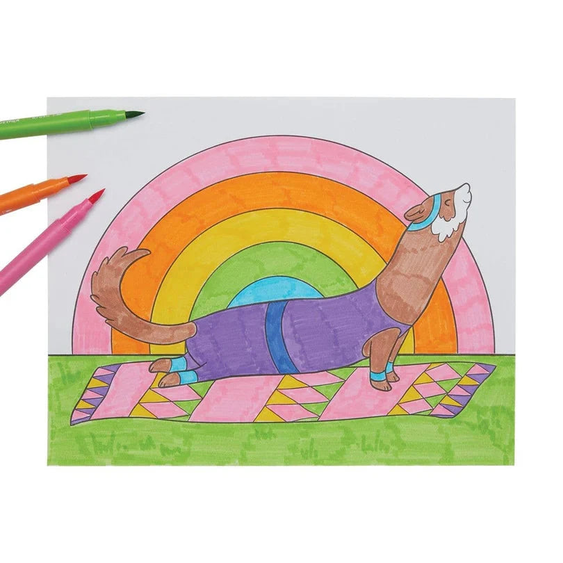 Ooly Color-in' Book: Work & Play Every Day