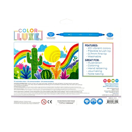 Ooly Color Luxe Double Ended Markers (Set of 20)