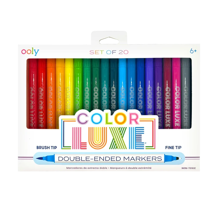 Ooly Color Luxe Double Ended Markers (Set of 20)