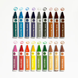 Ooly Color Together Triangular Crayons-- Set of 18