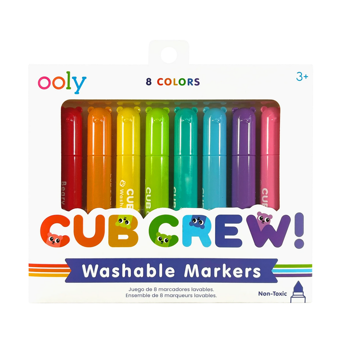 Ooly Cub Crew Washable Markers-- Set of 8