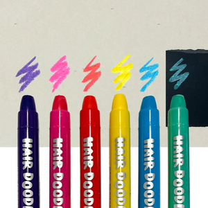 Ooly Hair Doodlers: Hair Crayons (Set of 6)