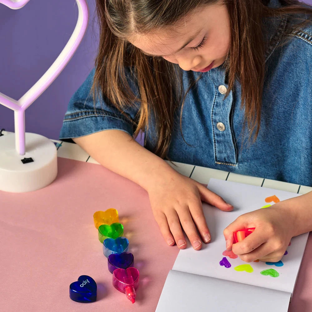 Ooly Heart Stacks: Stacking Highlighters