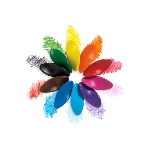 Ooly Left Right Ergonomic Crayons