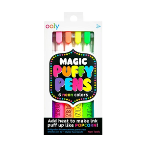 Ooly Magic Puffy Pens: Neon