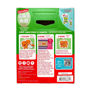 Ooly Mini Shrink-Its! DIY Shrink Art Kit-- Holly Jolly