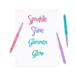 Ooly Oh My Glitter! Retractable Gel Pens - Set of 4