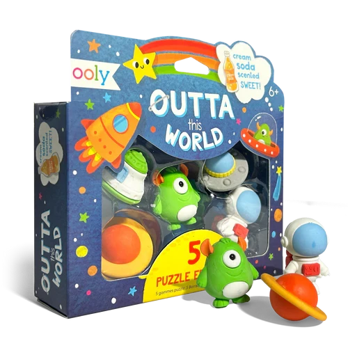 Ooly Outta This World: Scented Erasers - Set of 5