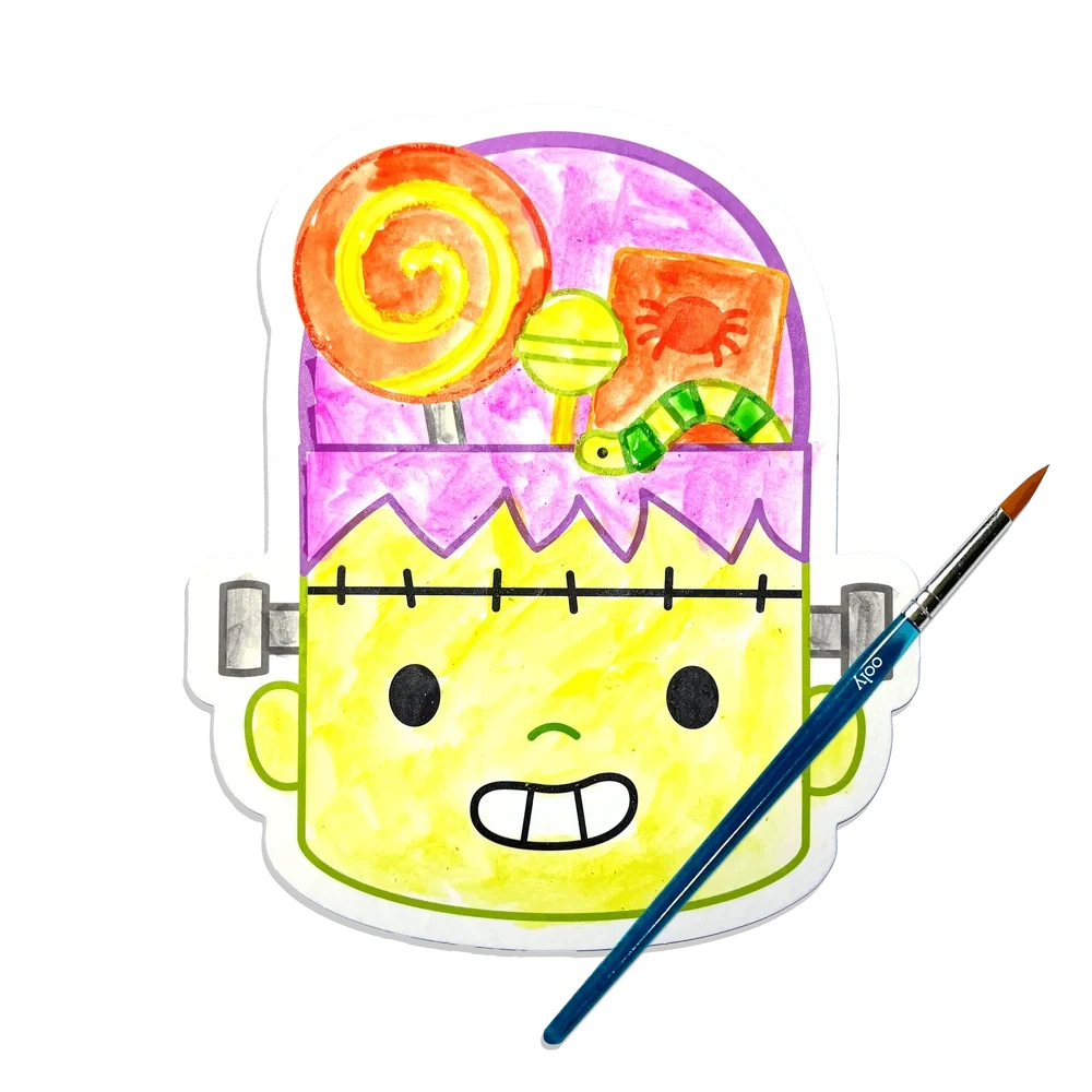 Ooly Playful Painters Easy Watercolor Painting Kit-- Trick or Treat