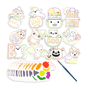 Ooly Playful Painters Easy Watercolor Painting Kit-- Trick or Treat
