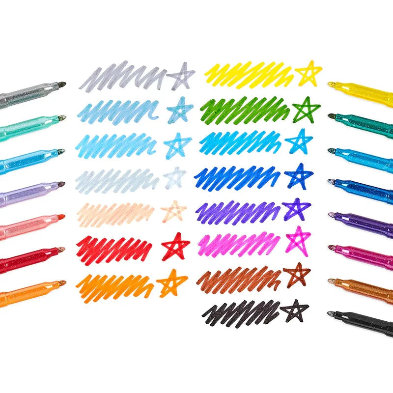Ooly Rainbow Sparkle: Glitter Markers -- Set of 15