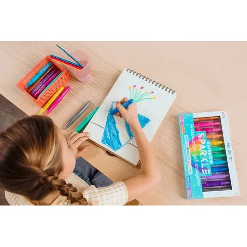 Ooly Rainbow Sparkle Metallic Watercolor Gel Crayons