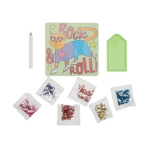 Ooly Razzle Dazzle DIY Gem Art Kit-- Rolling Rocker