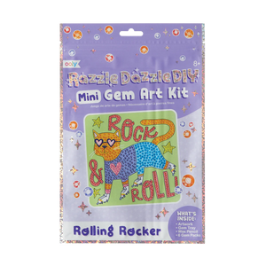 Ooly Razzle Dazzle DIY Gem Art Kit-- Rolling Rocker