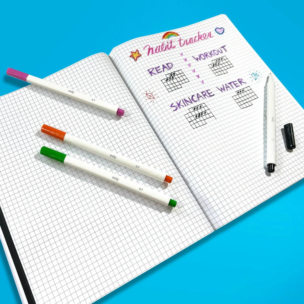 Ooly Seriously Fine Felt Tip Markers-- Set of 24