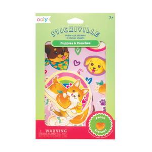 Ooly Stickiville Stickers: Cat Cafe - Scented