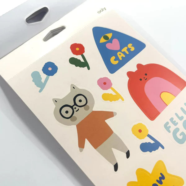 Ooly Stickiville Stickers x Suzy Ultman -- A Whole Lotta Sticker Book: Dress Up Cats