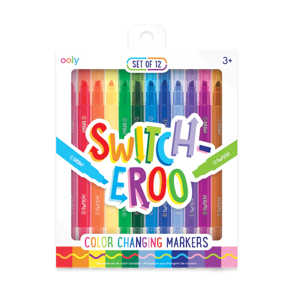 Ooly Switch-eroo! Color Changing Markers -- Set of 12