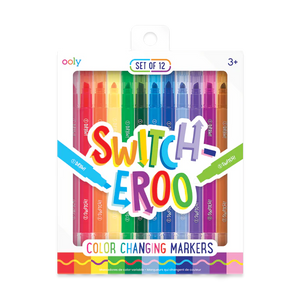 Ooly Switch-eroo! Color Changing Markers (Set of 12)